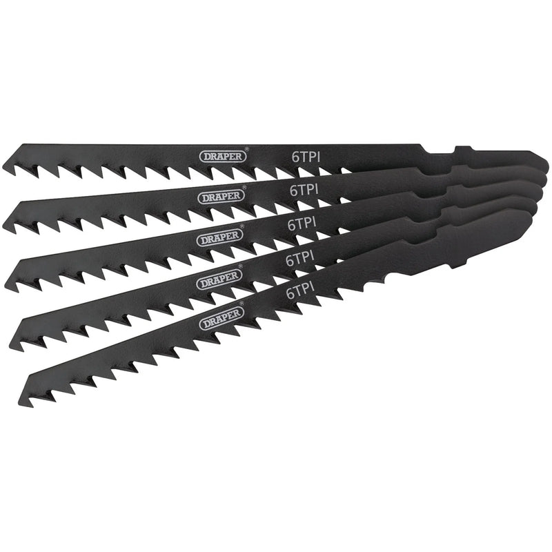 Draper Jigsaw Blade Set DT244D 100mm (5 Piece)