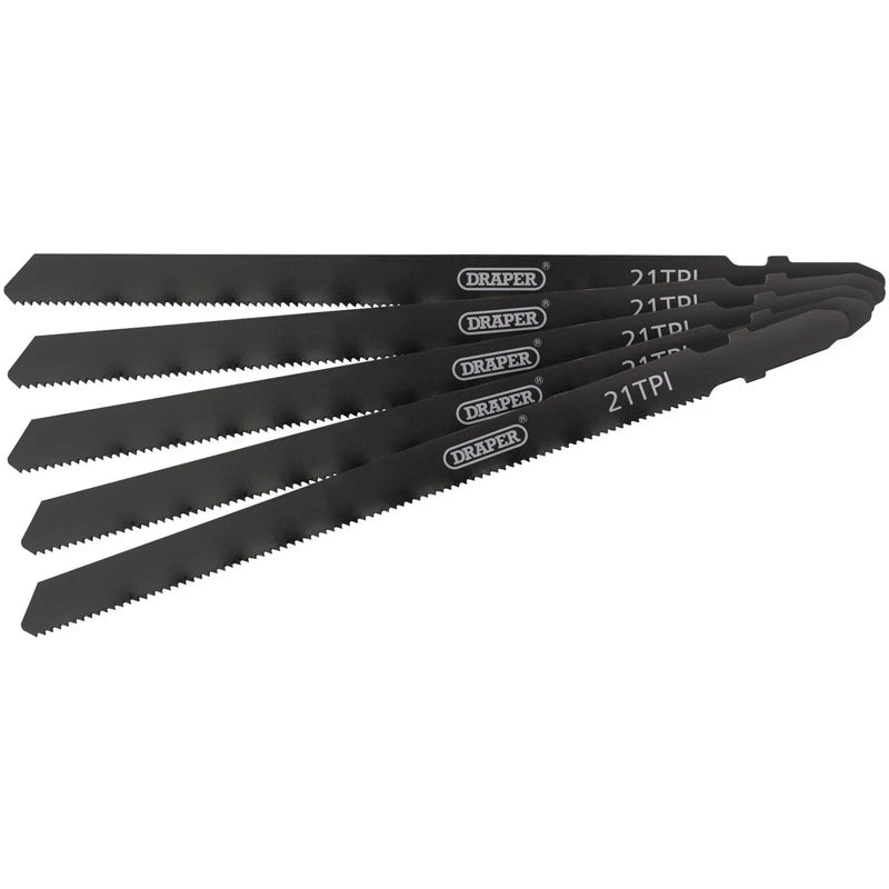 Draper Jigsaw Blade Set DT318A 130mm (5 Piece)