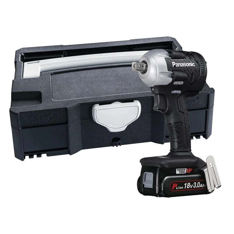 Panasonic EY75A8PN2G 1/2in Impact Wrench & Systainer Case 18V 2 x 3.0Ah Li-ion