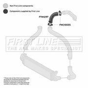First Line Intercooler Turbo Charge Air Hose FTH1297