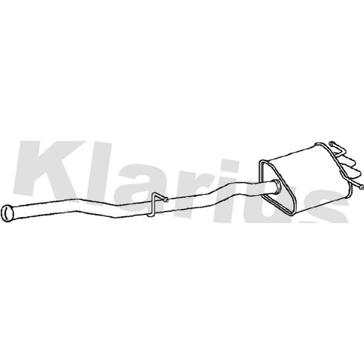 Klarius Box With Tail Pipe Rear MZ471C