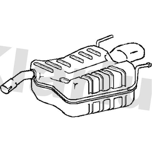 Klarius Box With Tail Pipe Rear GM586P