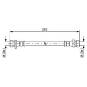 Bosch Brake Hydraulic Hose Line Right 1 987 481 620