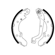 Textar Brake Shoe Set Axle Kit 91030600
