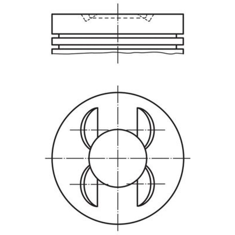 Mahle Piston Cylinder Bore = 92mm 002 52 01
