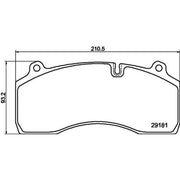 DON Front Brake Pad Set CVP102K