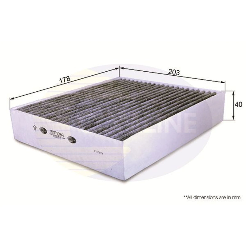 Comline Cabin Air Filter (Pollen Filter) EKF108A