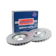 Borg & Beck 2 x Vented Front Brake Discs BBD5271