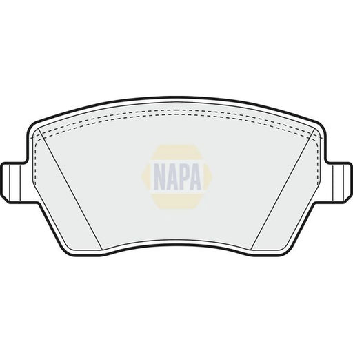 NAPA Front Brake Pad Set NBP1001