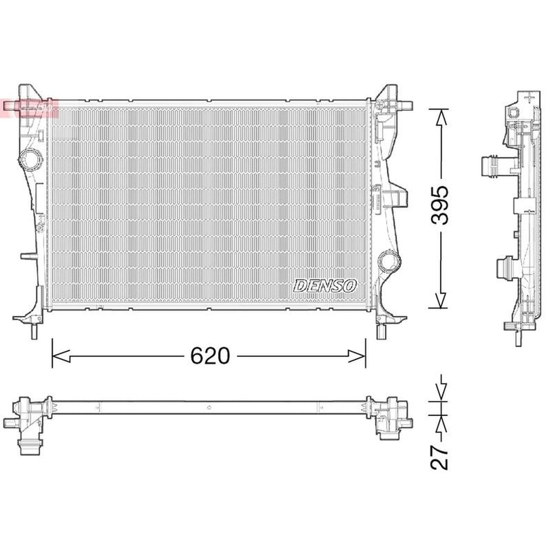 Denso Engine Radiator DRM06038