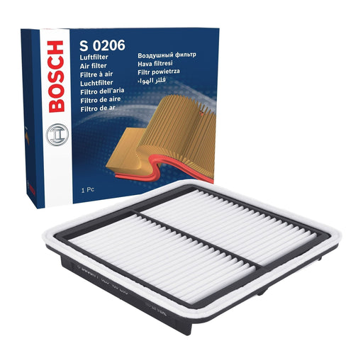 Genuine Bosch Car Air Filter S0206 Fits Subaru Outback - 2.5 - 15- F026400206 Bosch  - Town Parts