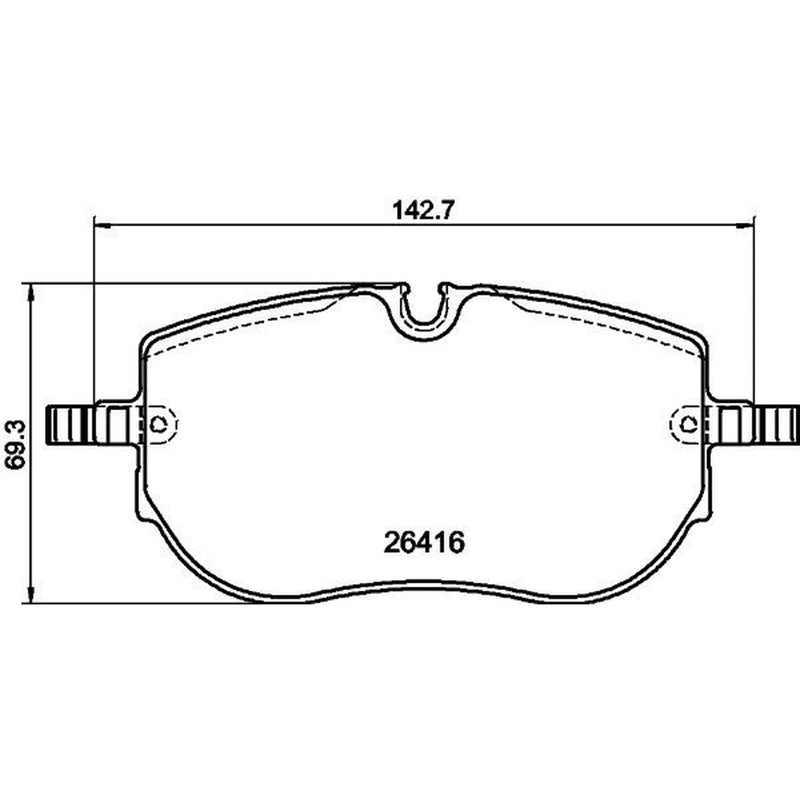 DON Front Brake Pad Set PCP2064