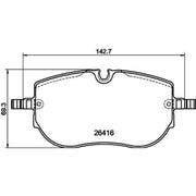 DON Front Brake Pad Set PCP2064