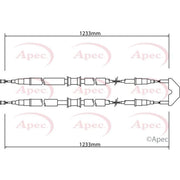 Apec Handbrake Cable Centre CAB1464