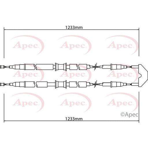 Apec Handbrake Cable Centre CAB1464