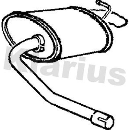 Klarius Box With Tail Pipe Rear FE344D