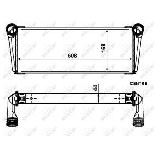 NRF Engine Radiator Centre 53009