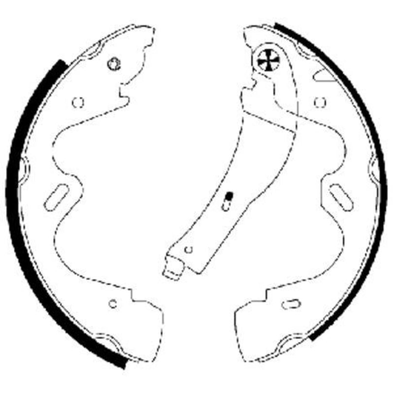 Mintex Brake Shoe Set Axle Kit MFR588