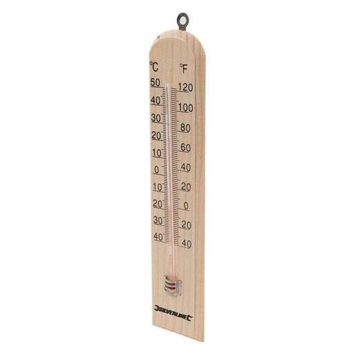 Silverline Wooden Thermometer -40° to +50°C Silverline  - Town Parts