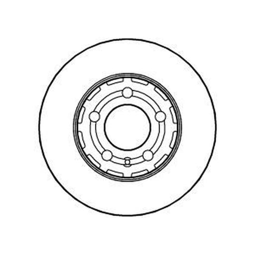 Abtex 2 x Vented Front Brake Discs BD592V