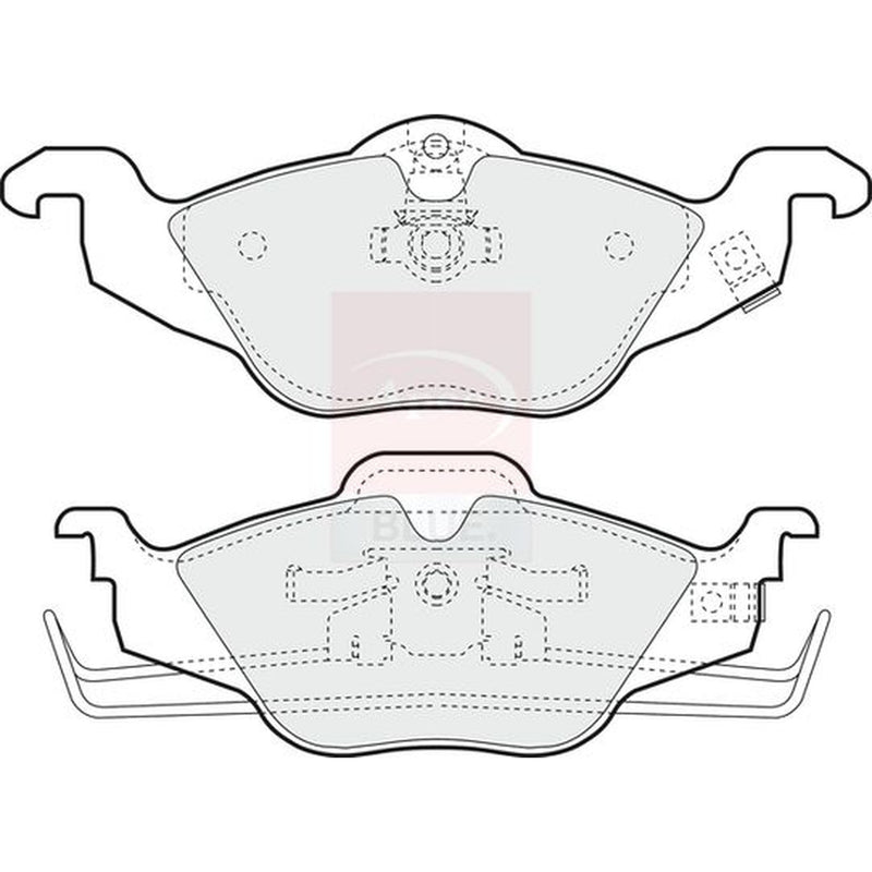 Apec Front Brake Pad Set PD3038