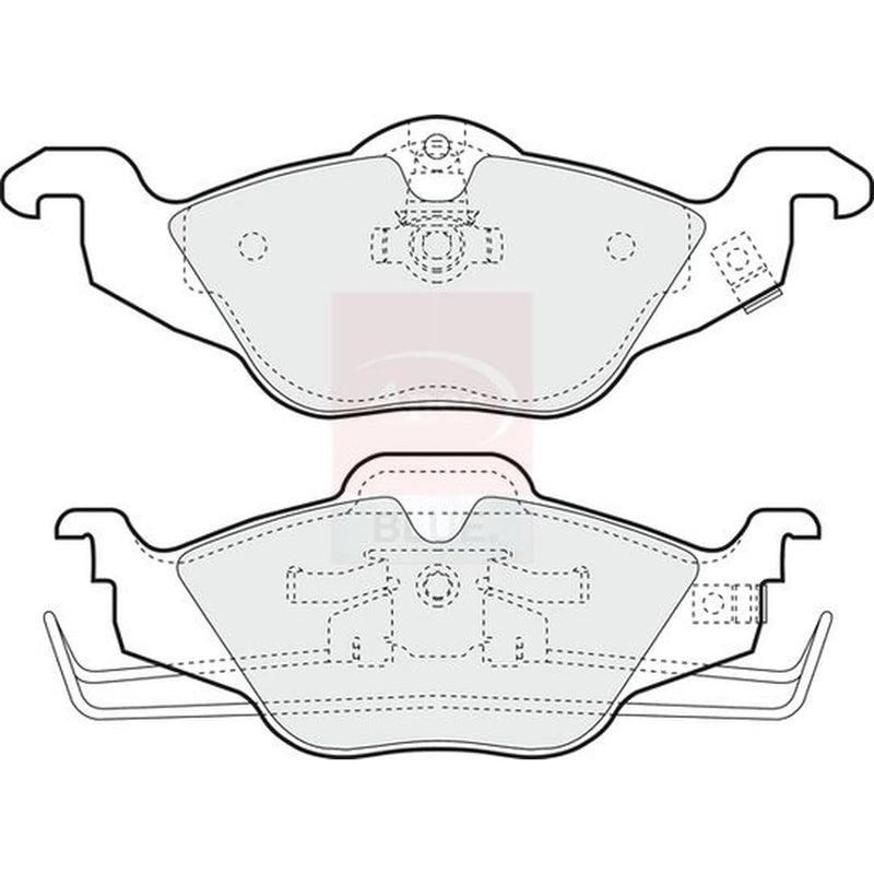 Apec Front Brake Pad Set PD3038