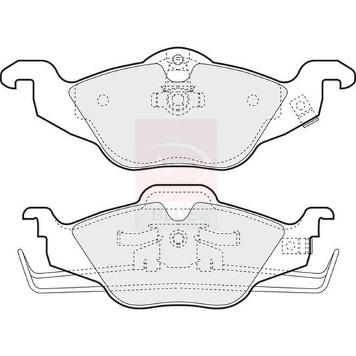 Apec Front Brake Pad Set PD3038