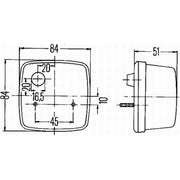 Hella Lamp B 2DA Right 2DA 003 014-031 KDWHLO9139 2DA 003 014-031