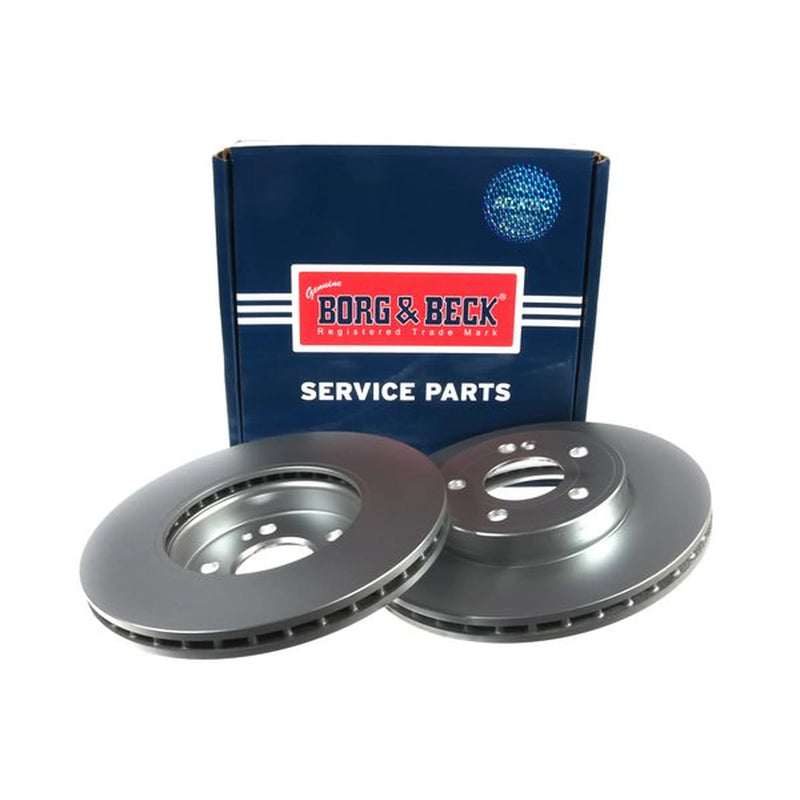 Borg & Beck 2 x Vented Front Brake Discs BBD5621