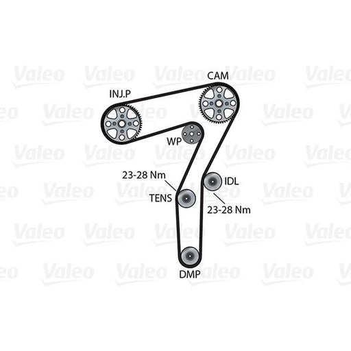 Valeo Timing Belt & Water Pump Kit 614589