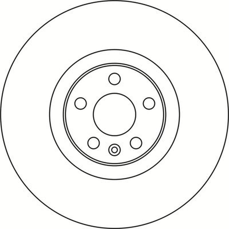 Abtex 2 x Vented Front Brake Discs BD2174V