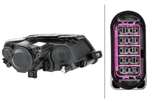 Hella Headlight Headlamp W5W Left
