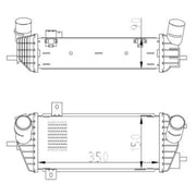 NRF Intercooler (Charge Air Cooler) 309070