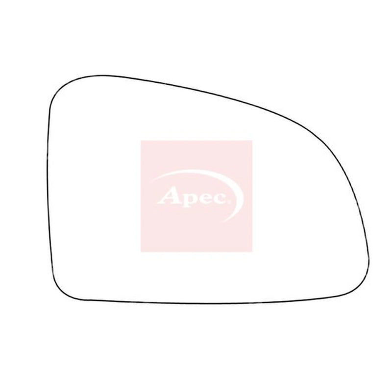 Apec Exterior Wing Mirror Glass Right AMS2688
