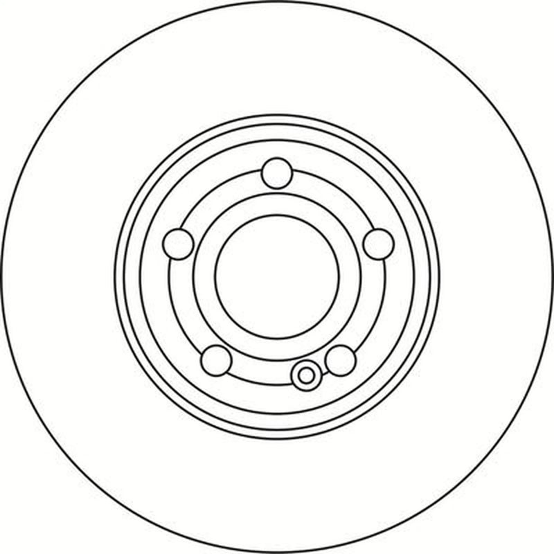 Abtex 2 x Vented Front Brake Discs BD2252V
