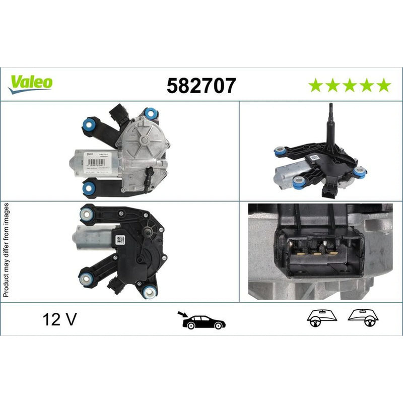 Valeo Front/Rear Wiper Motor Rear 582707