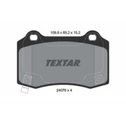 Textar Rear Brake Pad Set 2407601
