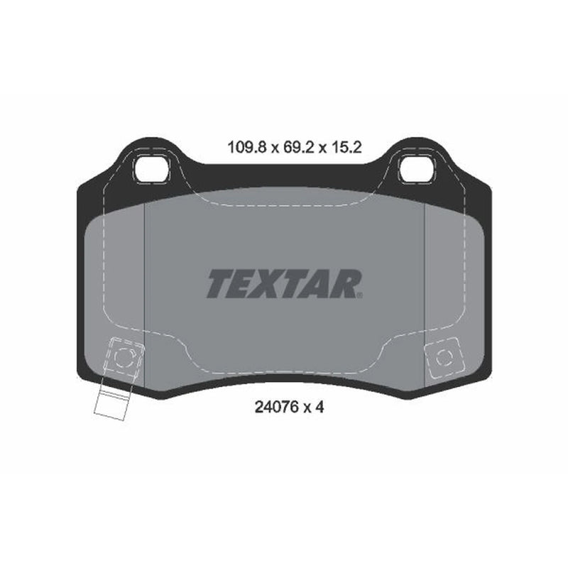 Textar Rear Brake Pad Set 2407601