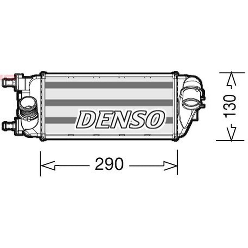 Denso Intercooler (Charge Air Cooler) DIT09113