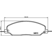 Mintex Front Brake Pad Set MDB2873