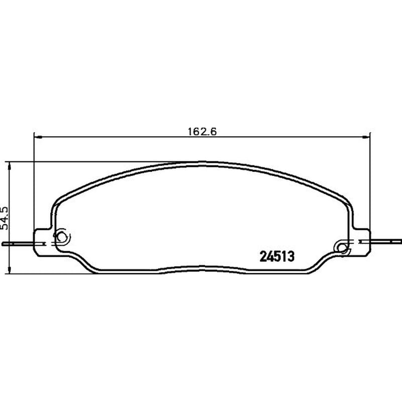 Mintex Front Brake Pad Set MDB2873