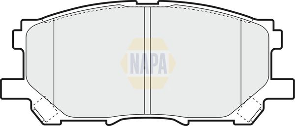 NAPA Front Brake Vented Discs & Pads fits LEXUS TOYOTA