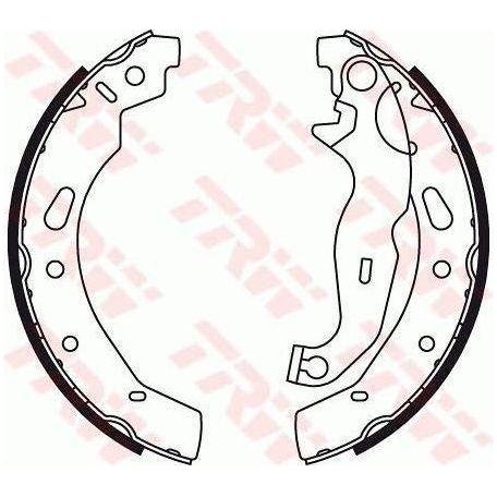 Genuine Bosch Brake Shoe Bs973 Fits Ford Fiesta - 1.2 - 08-17 0986487856 Bosch  - Town Parts