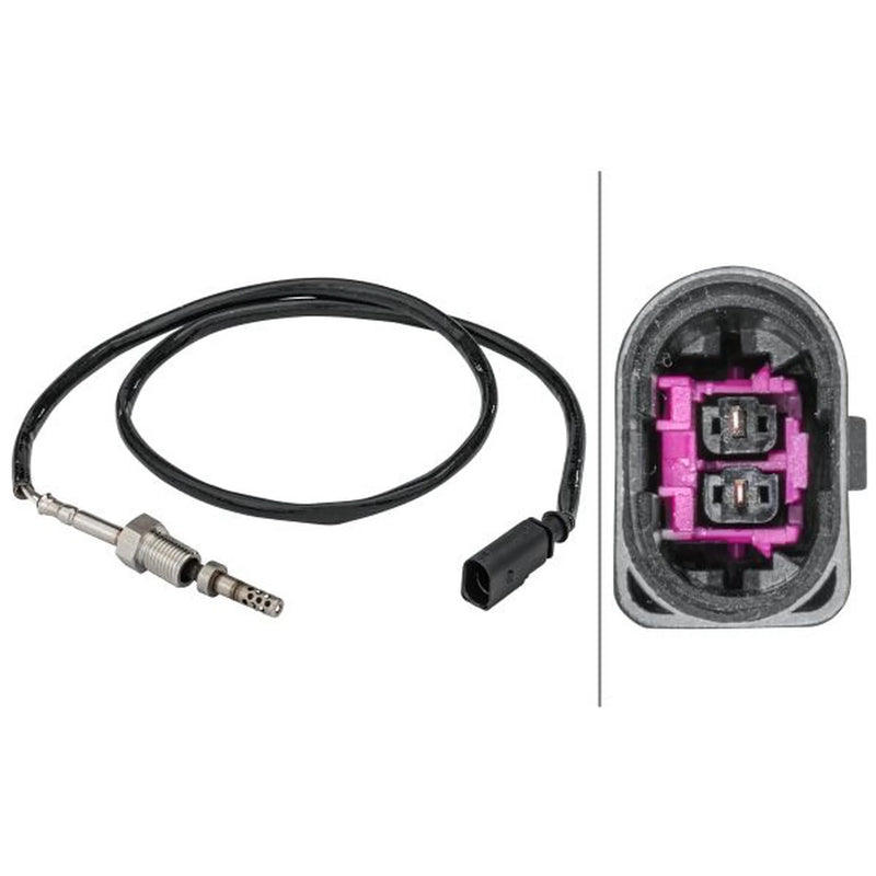 Hella Exhaust Gas Temperature Sensor before exhaust turbocharger 6PT 358 181-641