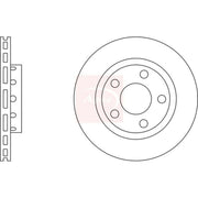 Apec 2 x Vented Rear Brake Discs DSK2293