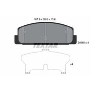 Textar Rear Brake Pad Set 2404501