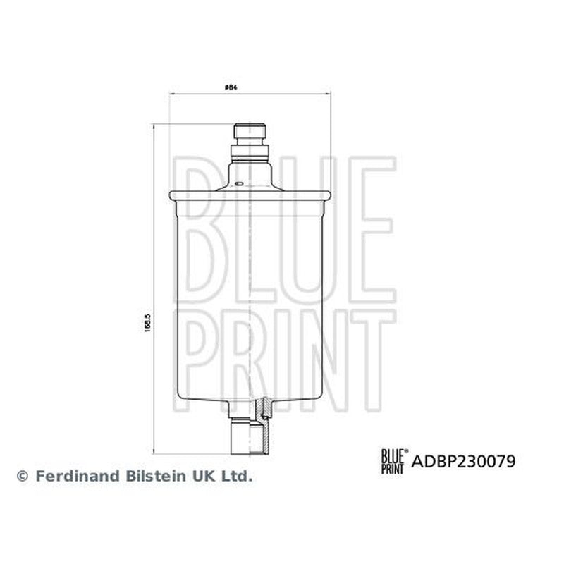 Blue Print Fuel Filter Element ADBP230079
