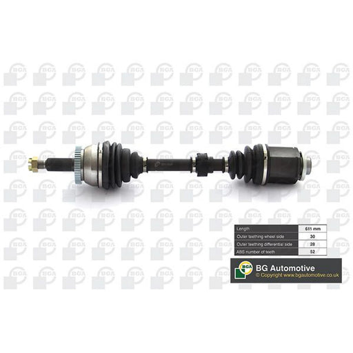 BGA CV Drive Shaft Driveshaft Front Right DS2707R