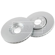 Borg & Beck 2 x Front Brake Discs BBD4105