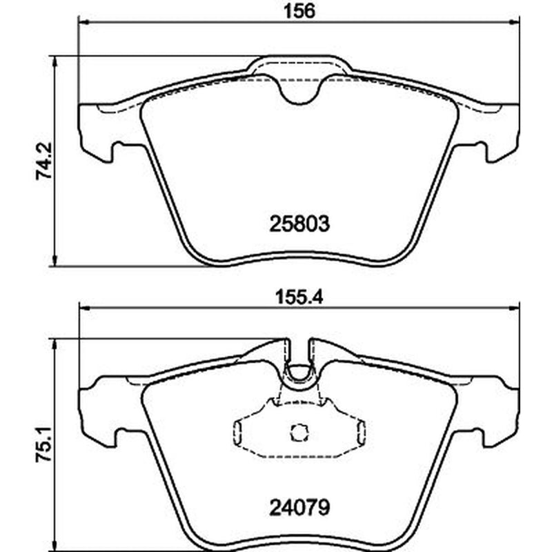 Mintex Front Brake Pad Set MDB3366